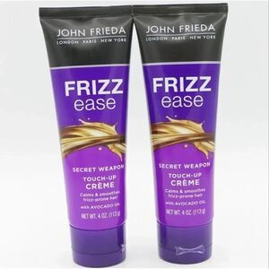 2 John Frieda Frizz Ease SECRET WEAPON TOUCH-UP CREME with Avocado Oil 4 oz
